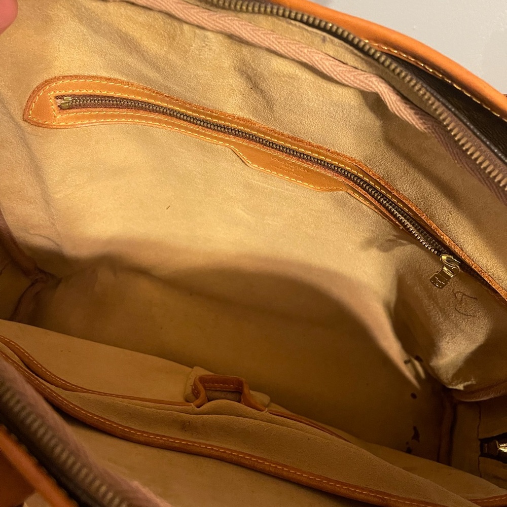 Louis Vuitton Brown and Tan Monogram Tote - Picture 6 of 10